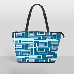 Geometric Rectangle Shape Linear Classic Shoulder Handbag by Pakjumat