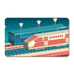 Bridge Transportation Train Toys Magnet (rectangular) by Modalart