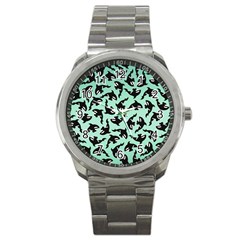 Orca Killer Whale Fish Sport Metal Watch by Pakjumat