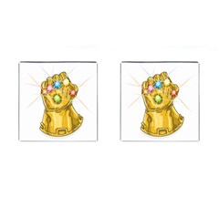 The Infinity Gauntlet Thanos Cufflinks (square) by Maspions