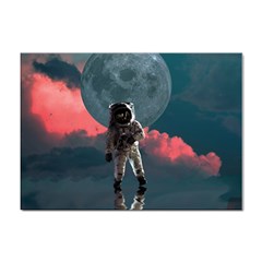 Astronaut Moon Space Nasa Planet Sticker A4 (10 Pack)