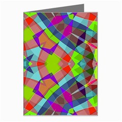 Farbenpracht Kaleidoscope Pattern Greeting Card