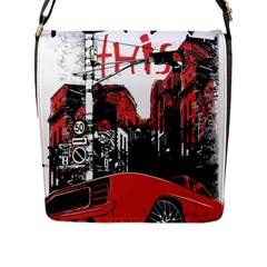 Cars City Fear This Poster Flap Closure Messenger Bag (l)