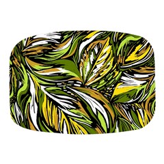 Foliage Pattern Texture Background Mini Square Pill Box by Ravend