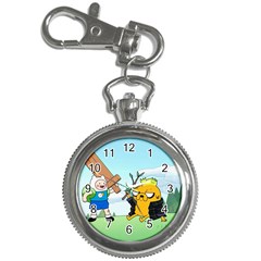 Adventure Time Finn And Jake Cartoon Network Parody Key Chain Watches by Sarkoni