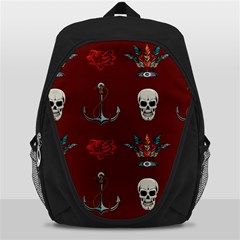 Tattoo Old School Background Pattern Backpack Bag by Bedest