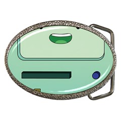 Adventure Time Bmo Beemo Green Belt Buckles by Bedest