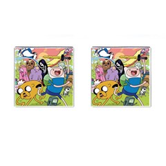 Adventure Time Finn  Jake Cufflinks (square) by Bedest