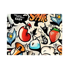 Art Book Gang Crazy Graffiti Supreme Work Premium Plush Fleece Blanket (mini) by Bedest