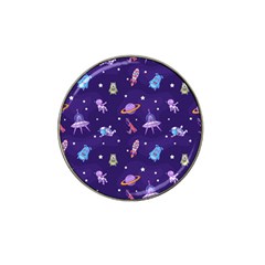 Space Seamless Pattern Hat Clip Ball Marker by Hannah976