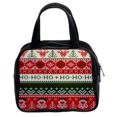 Ugly Sweater Merry Christmas  Classic Handbag (two Sides)