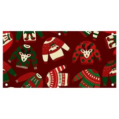 Ugly Sweater Wrapping Paper Banner And Sign 4  X 2  by artworkshop