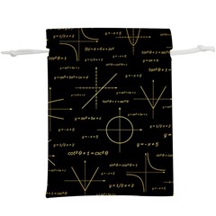 Abstract Math Pattern Lightweight Drawstring Pouch (xl) by Hannah976