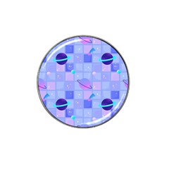 Seamless Pattern Pastel Galaxy Future Hat Clip Ball Marker by Hannah976