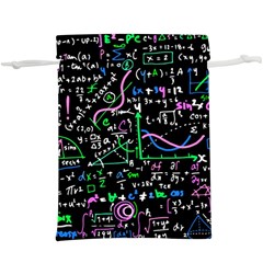 Math Linear Mathematics Education Circle Background Lightweight Drawstring Pouch (xl) by Hannah976