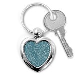 Monsteras Key Chain (Heart) Front