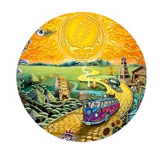 Grateful Dead Golden Road Mini Round Pill Box (pack Of 3) by Bedest