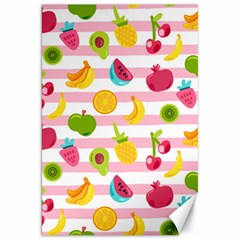 Tropical Fruits Berries Seamless Pattern Canvas 20  X 30  by Ravend