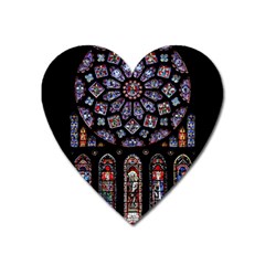 Photos Chartres Rosette Cathedral Heart Magnet by Bedest