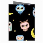 Cute Art Print Pattern Greeting Card Right