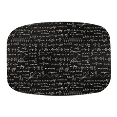 Math Equations Formulas Pattern Mini Square Pill Box by Ravend