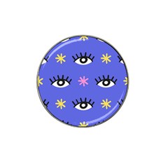 Eye Star Asterisk Pattern Background Hat Clip Ball Marker by Ravend