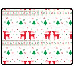 Christmas Two Sides Fleece Blanket (medium) by saad11