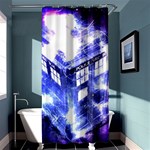 Tardis Doctor Who Blue Travel Machine Shower Curtain 36  x 72  (Stall)  Curtain(36 X72 )