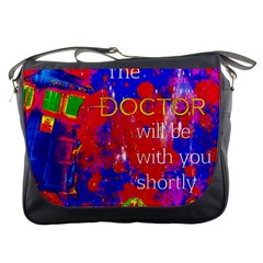 Doctor Who Dr Who Tardis Messenger Bag by Cendanart