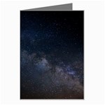 Cosmos Dark Hd Wallpaper Milky Way Greeting Card Left