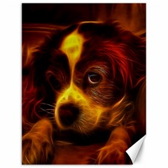 Cute 3d Dog Canvas 12  X 16  by Ket1n9