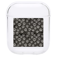 Skull Halloween Background Texture Hard Pc Airpods 1/2 Case