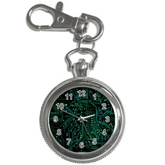 Circuits Circuit Board Green Key Chain Watches by Ndabl3x