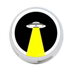 Ufo Flying Saucer Extraterrestrial 4-port Usb Hub (two Sides) by Cendanart