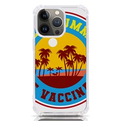 Vaccination Summer Iphone 13 Pro Tpu Uv Print Case by Cendanart