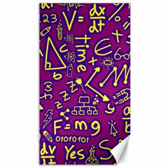 Background Doodles Math Canvas 40  X 72  by Bedest