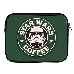 Stormtrooper Coffee Apple Ipad 2/3/4 Zipper Cases by Cendanart