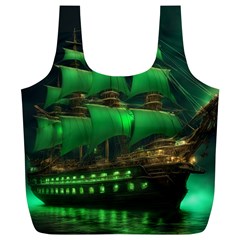 Ship Sailing Full Print Recycle Bag (xl) by Proyonanggan