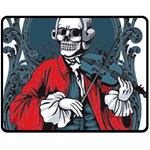 ghost Two Sides Fleece Blanket (Medium) 58.8 x47.4  Blanket Front