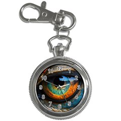 Eye Bird Feathers Vibrant Key Chain Watches by Hannah976