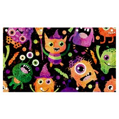 Fun Halloween Monsters Banner And Sign 7  X 4  by Grandong