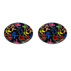 Dead Head Deadhead Grateful Dead Cufflinks (oval) by Cemarart