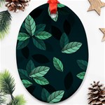 Foliage Oval Ornament (Two Sides) Front