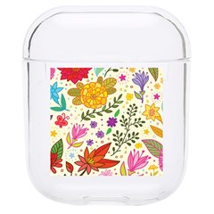 Colorful Flowers Pattern, Abstract Patterns, Floral Patterns Hard Pc Airpods 1/2 Case