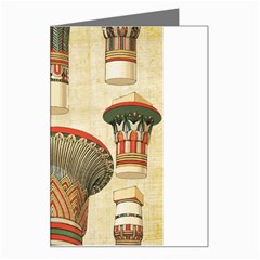 Egyptian Architecture Column Greeting Card