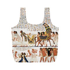 Ancient Egyptian Art Egypt Full Print Recycle Bag (m) by Proyonanggan