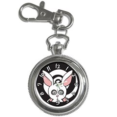 Spiral Bunny Key Chain Watch by DinkTheeper