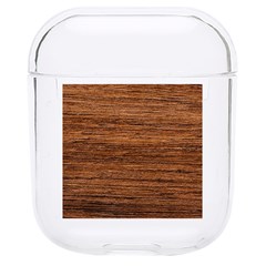 Brown Wooden Texture Hard Pc Airpods 1/2 Case