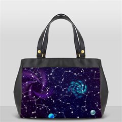 Realistic Night Sky With Constellations Oversize Office Handbag by Cemarart