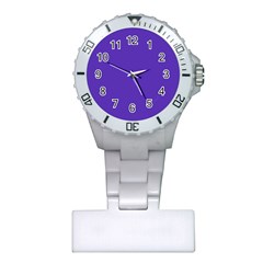 Ultra Violet Purple Plastic Nurses Watch by bruzer